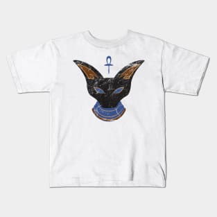 Bastet Figure - Weathered Kids T-Shirt